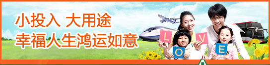小投入，大用途，幸福人生鸿运如意